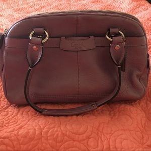 NWOT LEATHER COACH BAG
